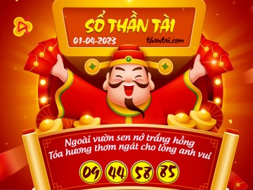 SỔ THẦN TÀI 01/04/2023