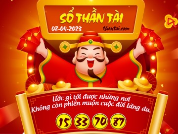 SỔ THẦN TÀI 08/04/2023