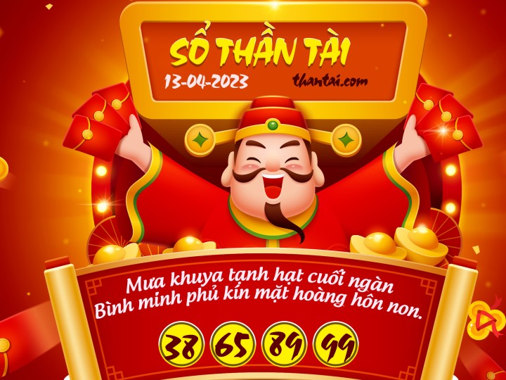 SỔ THẦN TÀI 29/03/2023