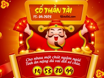 SỔ THẦN TÀI 15/04/2023