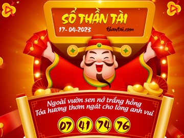 SỔ THẦN TÀI 17/04/2023