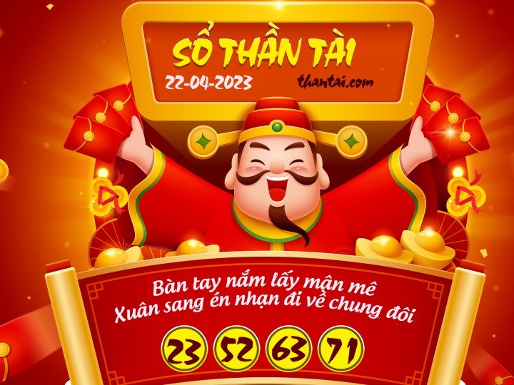 SỔ THẦN TÀI 07/04/2023