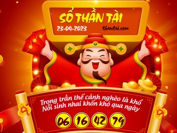 SỔ THẦN TÀI 23/04/2023