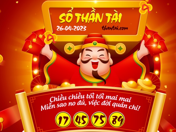 SỔ THẦN TÀI 11/04/2023