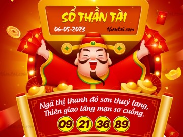 SỔ THẦN TÀI 06/05/2023