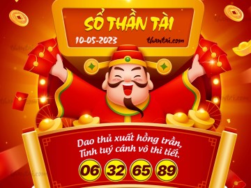 SỔ THẦN TÀI 10/05/2023