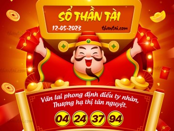 SỔ THẦN TÀI 12/05/2023