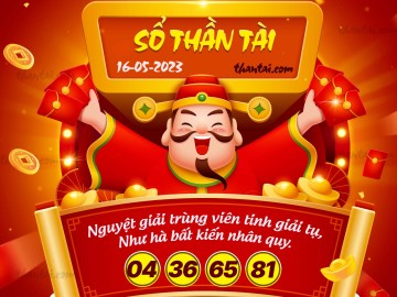 SỔ THẦN TÀI 16/05/2023