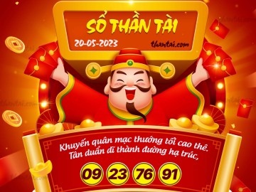 SỔ THẦN TÀI 20/05/2023