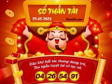 SỔ THẦN TÀI 22/05/2023