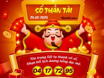 SỔ THẦN TÀI 24/05/2023