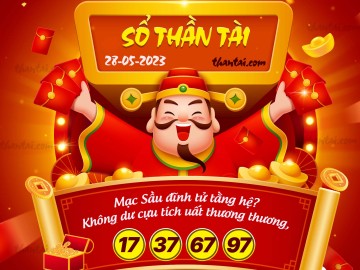 SỔ THẦN TÀI 28/05/2023