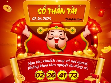 SỔ THẦN TÀI 02/06/2023