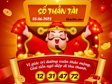 SỔ THẦN TÀI 03/06/2023