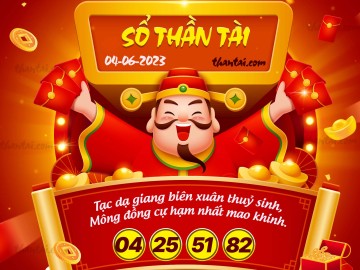 SỔ THẦN TÀI 04/06/2023