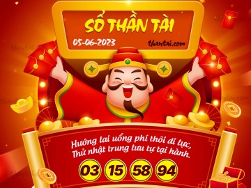 SỔ THẦN TÀI 05/06/2023