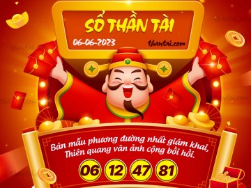 SỔ THẦN TÀI 06/06/2023