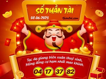 SỔ THẦN TÀI 08/06/2023