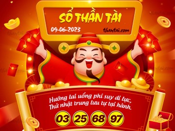 SỔ THẦN TÀI 09/06/2023