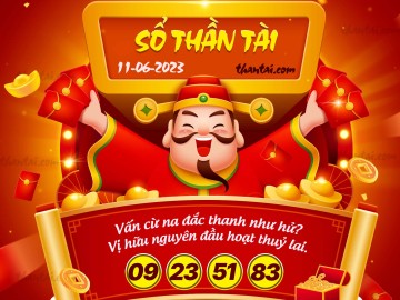 SỔ THẦN TÀI 11/06/2023