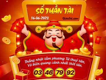 SỔ THẦN TÀI 16/06/2023