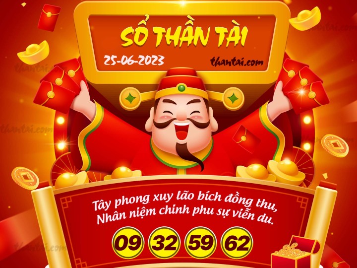 SỔ THẦN TÀI 10/06/2023