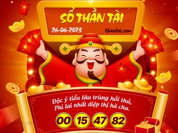 SỔ THẦN TÀI 26/06/2023