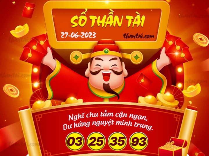 SỔ THẦN TÀI 12/06/2023