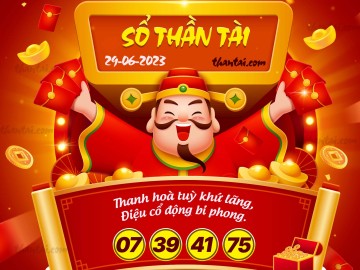 SỔ THẦN TÀI 29/06/2023