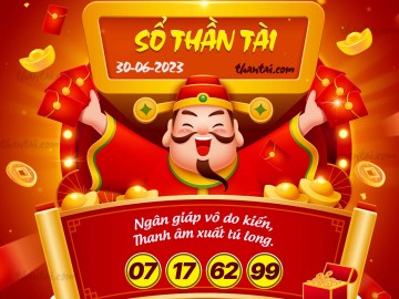 SỔ THẦN TÀI 30/06/2023