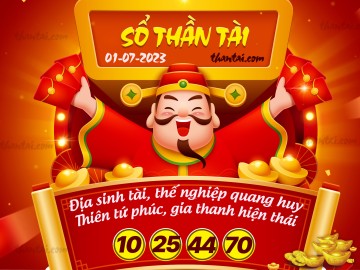 SỔ THẦN TÀI 01/07/2023