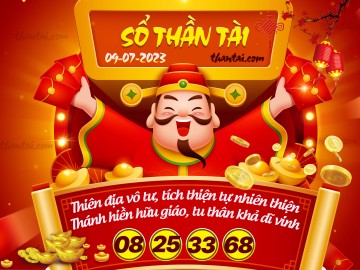 SỔ THẦN TÀI 09/07/2023