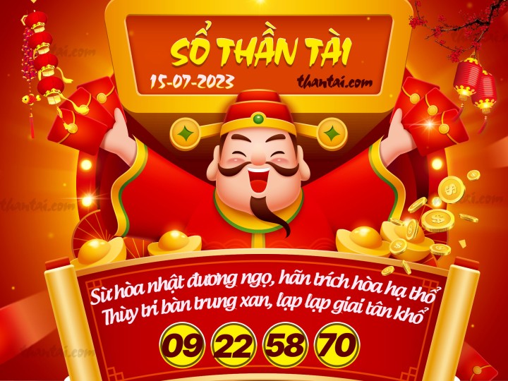 SỔ THẦN TÀI 30/06/2023
