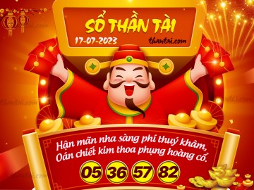 SỔ THẦN TÀI 17/07/2023