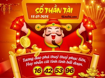 SỔ THẦN TÀI 18/07/2023