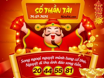 SỔ THẦN TÀI 24/07/2023