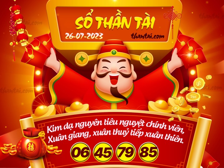 SỔ THẦN TÀI 11/07/2023