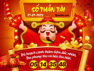 SỔ THẦN TÀI 27/07/2023