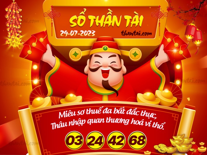 SỔ THẦN TÀI 14/07/2023