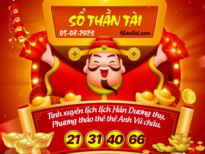 SỔ THẦN TÀI 21/07/2023