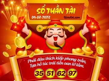 SỔ THẦN TÀI 09/08/2023