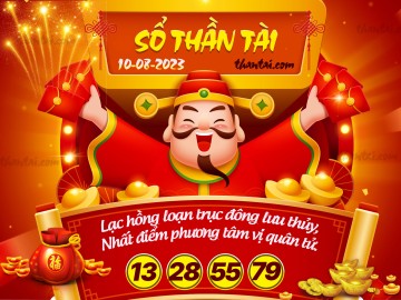 SỔ THẦN TÀI 10/08/2023