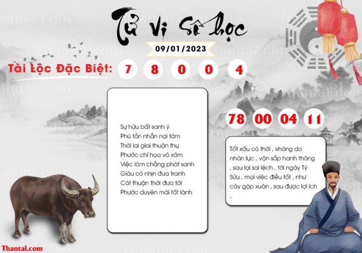 TỬ VI SỐ HỌC 01/01/2023