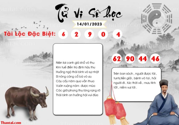 TỬ VI SỐ HỌC 01/01/2023