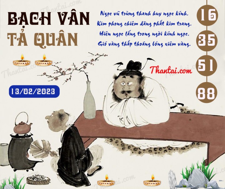 Bạch Vân Tả Quân 01/01/2023