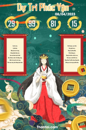 DỰ TRI PHÚC VẬN 08/04/2023