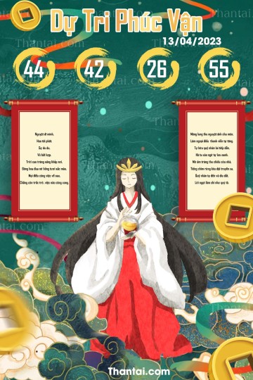 DỰ TRI PHÚC VẬN 13/04/2023